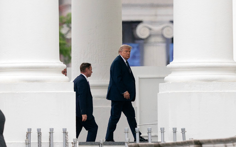 Trump hat sich zu einem möglichen Rahmenabkommen mit dem Iran geäußert. - Foto: Jose Luis Magana/AP/dpa