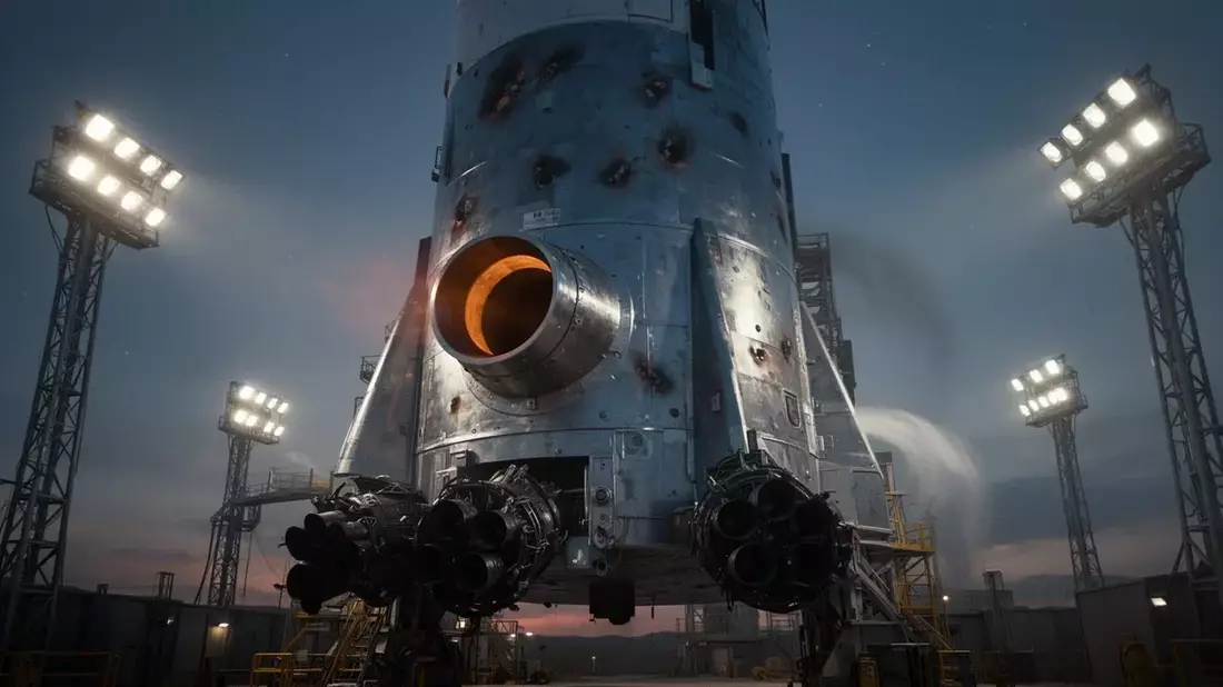 SpaceX Aktie: Starship V3 mit Triebwerks-Ausfällen - Bild: über boerse-global.de
