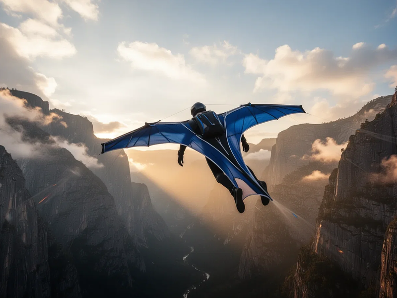 Wingsuit-Fliegen: Mentales Training für den Extremfall - Foto: über boerse-global.de