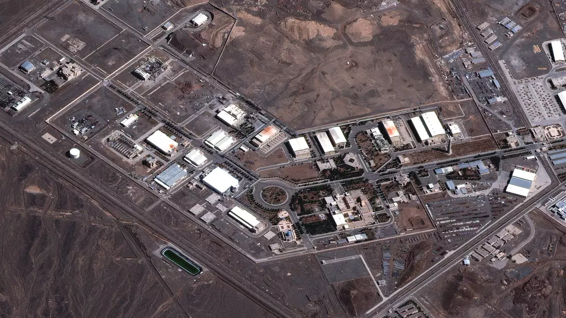 Irans Atomprogramm bleibt der größte Streitpunkt. (Archivbild)  - Bild: Uncredited/Vantor/dpa