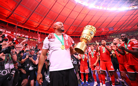 Vincent Kompany ist der Schöpfer des Bayern-Doubles. - Foto: Tom Weller/dpa