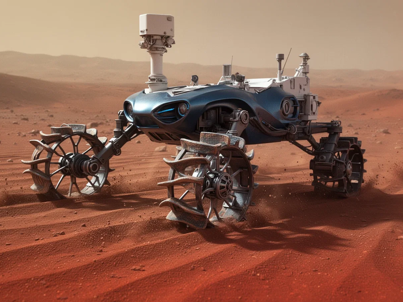 Sandfisch-Roboter: Neue Mars-Rover schwimmen durch den Sand - Foto: über boerse-global.de