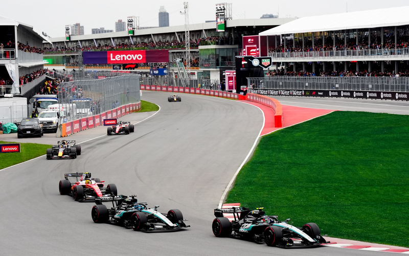 Das Mercedes-Duo lieferte sich wieder ein packendes Duell.  - Foto: Bradley Collyer/PA Wire/dpa