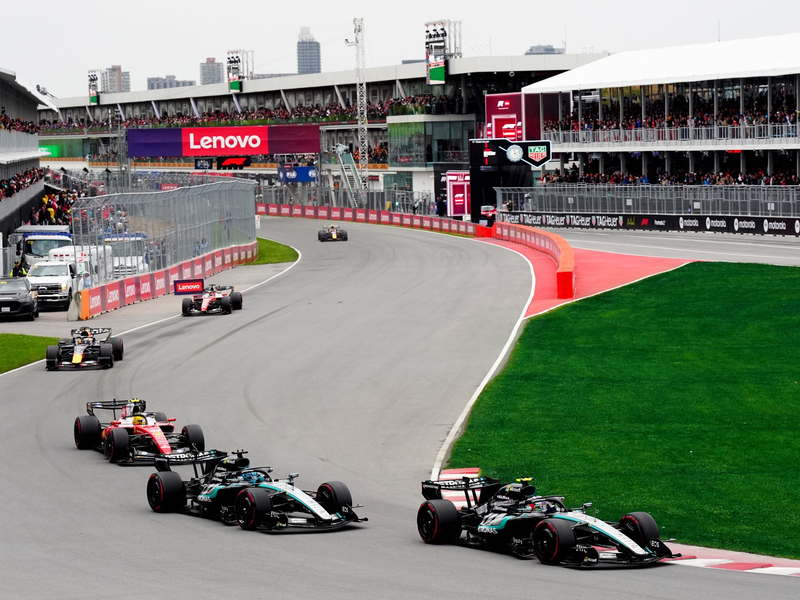 Das Mercedes-Duo lieferte sich wieder ein packendes Duell.  - Foto: Bradley Collyer/PA Wire/dpa