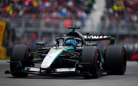 Kein Glück für Russell: Der Motor machte nicht mit.  - Foto: Bradley Collyer/PA Wire/dpa