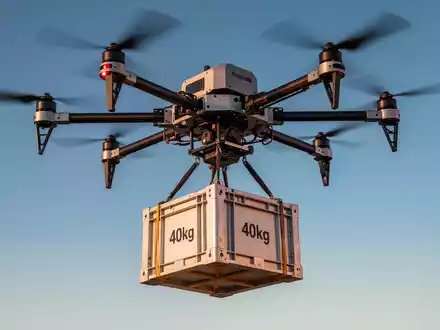 Zenatech Aktie: ZenaDrone 1000 trägt 40 Kilogramm - Foto: über boerse-global.de