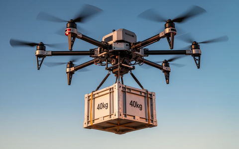 Zenatech Aktie: ZenaDrone 1000 trägt 40 Kilogramm - Foto: über boerse-global.de