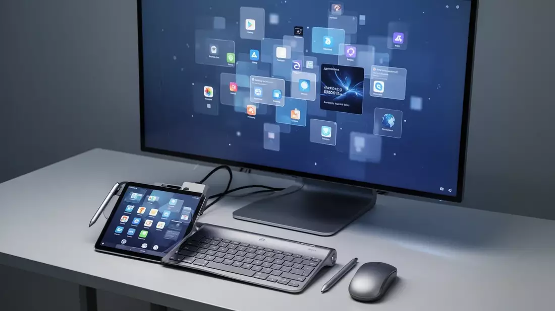 Android wird zum Desktop: Smartphones ersetzen zunehmend den Laptop - Bild: über boerse-global.de