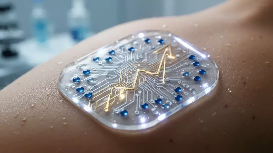 Stress-Sensor 2026: Hautpflaster erkennt psychische Belastung mit 94% - Bild: über boerse-global.de