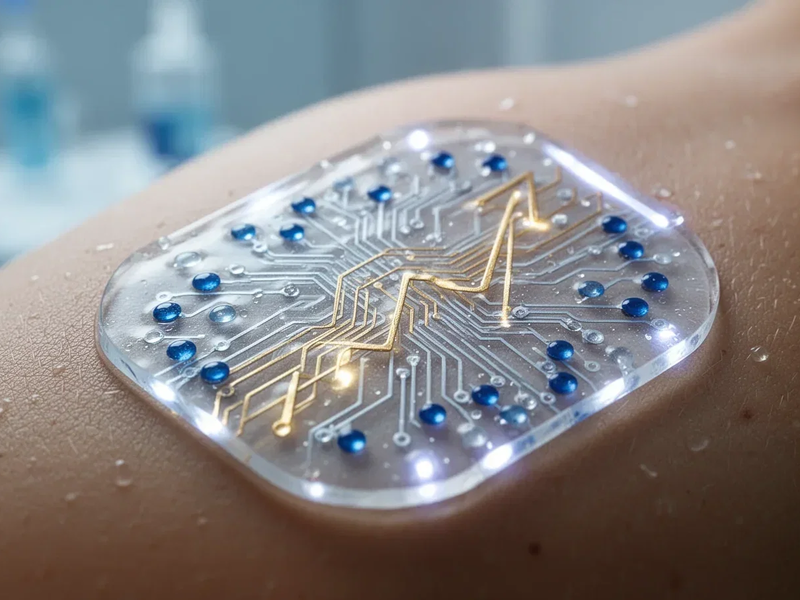 Stress-Sensor 2026: Hautpflaster erkennt psychische Belastung mit 94% - Foto: über boerse-global.de