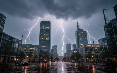 Blitzschäden 2024: 350 Millionen Euro Rekordverluste in Deutschland - Foto: über boerse-global.de