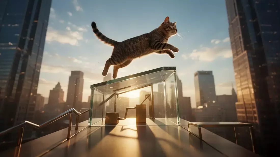 DAX Aktie: Nur noch ein Katzensprung - Bild: über boerse-global.de
