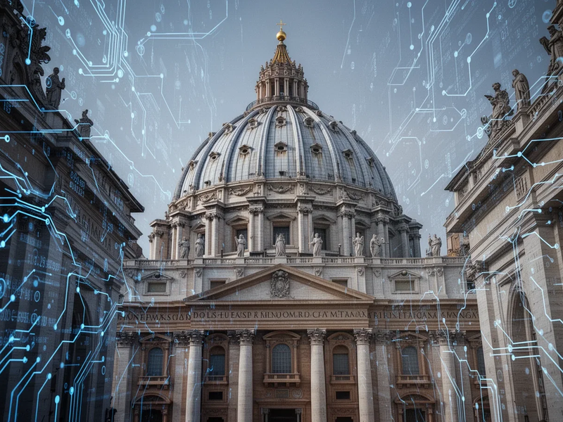 Papst warnt vor KI-Macht: Neue Enzyklika kritisiert digitale Sklaverei - Foto: über boerse-global.de