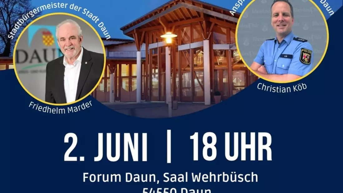 POL-PDWIL: Einladung zum 1. Bürgerdialog im Forum Daun - Bild: presseportal.de
