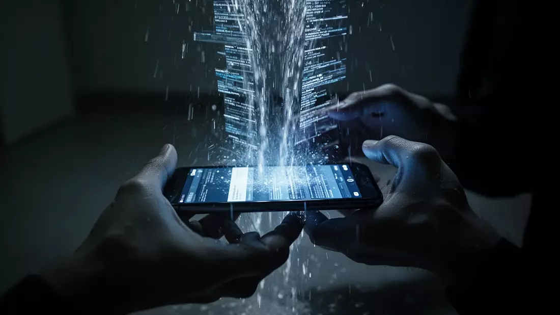 Doomscrolling: 81% checken stündlich ihr Handy – Folgen für die Psyche Illustration mit AI erstellt übermittelt durch boerse-global.de