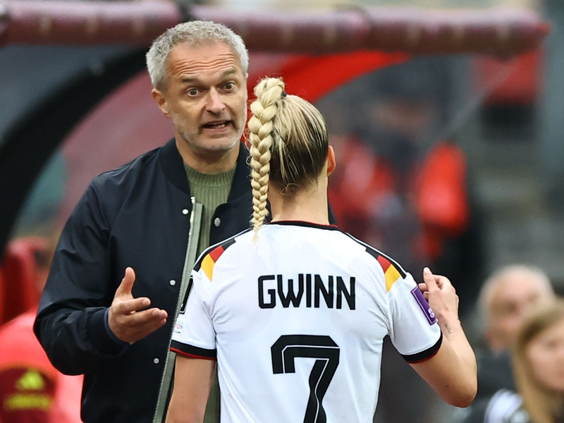 Giulia Gwinn fehlt Bundestrainer Christian Wück gegen Norwegen und Slowenien. (Archivbild) - Foto: Daniel Karmann/dpa
