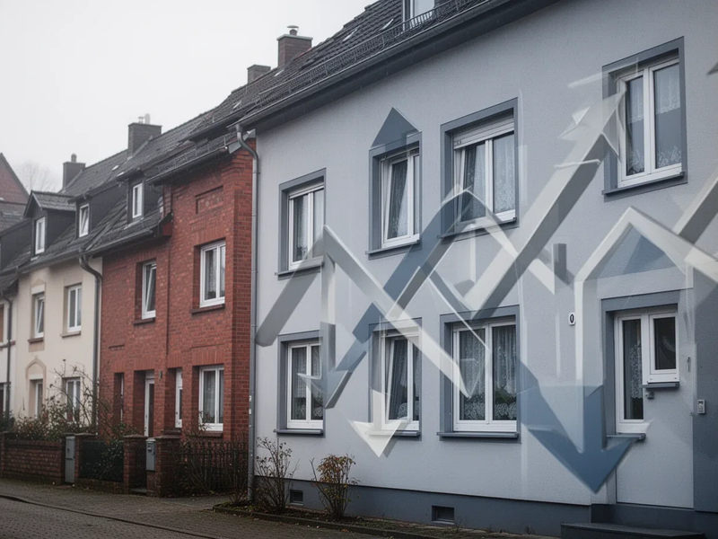 Wohnungsmarkt Mai 2026: Einfamilienhäuser stabil, Wohnungen fallen 6,5% - Foto: über boerse-global.de