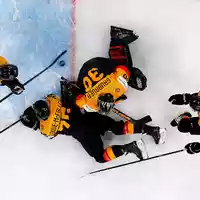 WM-Aus für die Eishockey-Nationalmannschaft nach der Vorrunde. - Foto: Claudio Thoma/KEYSTONE/dpa