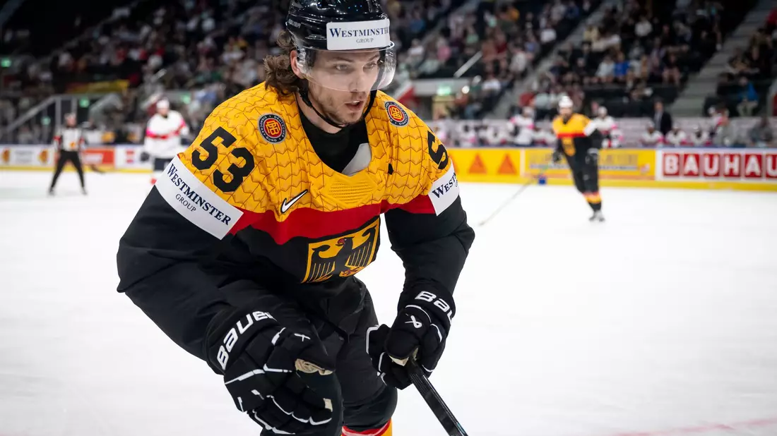 Kapitän Moritz Seider sprach nach dem WM-Aus Klartext. - Bild: Andreas Becker/Keystone/dpa