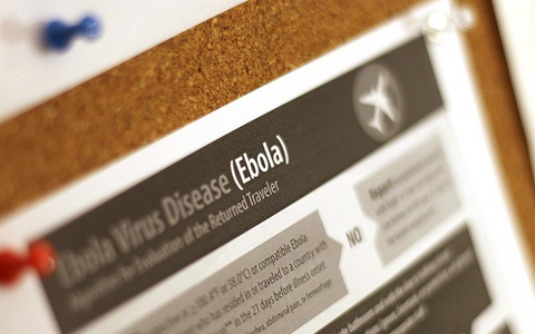 Ebola-Hinweisplakat (Archiv) - Foto: via dts Nachrichtenagentur