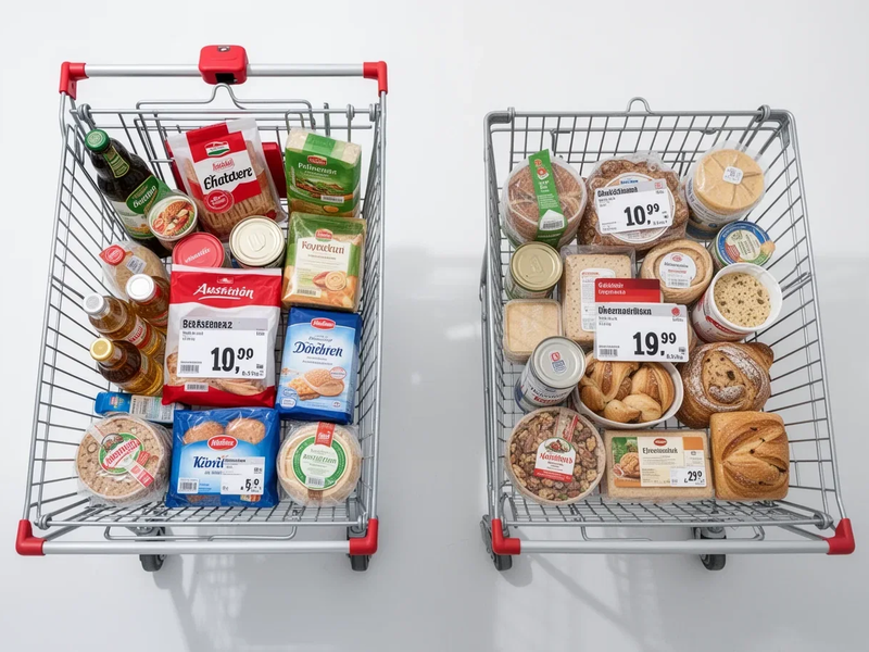 Österreich-Aufschlag: Lebensmittel 26% teurer als in Deutschland - Foto: über boerse-global.de