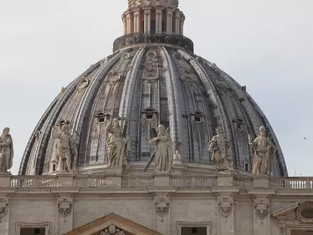 Kuppel des Petersdom am Vatikan - Foto: via dts Nachrichtenagentur