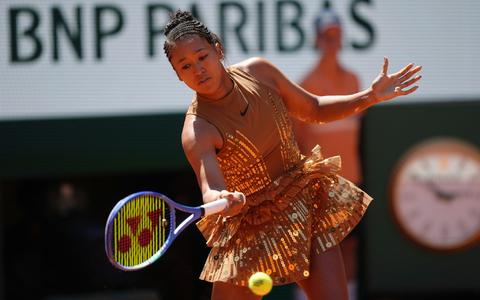 Ist eine Stilikone: Naomi Osaka.  - Foto: Aurelien Morissard/AP/dpa