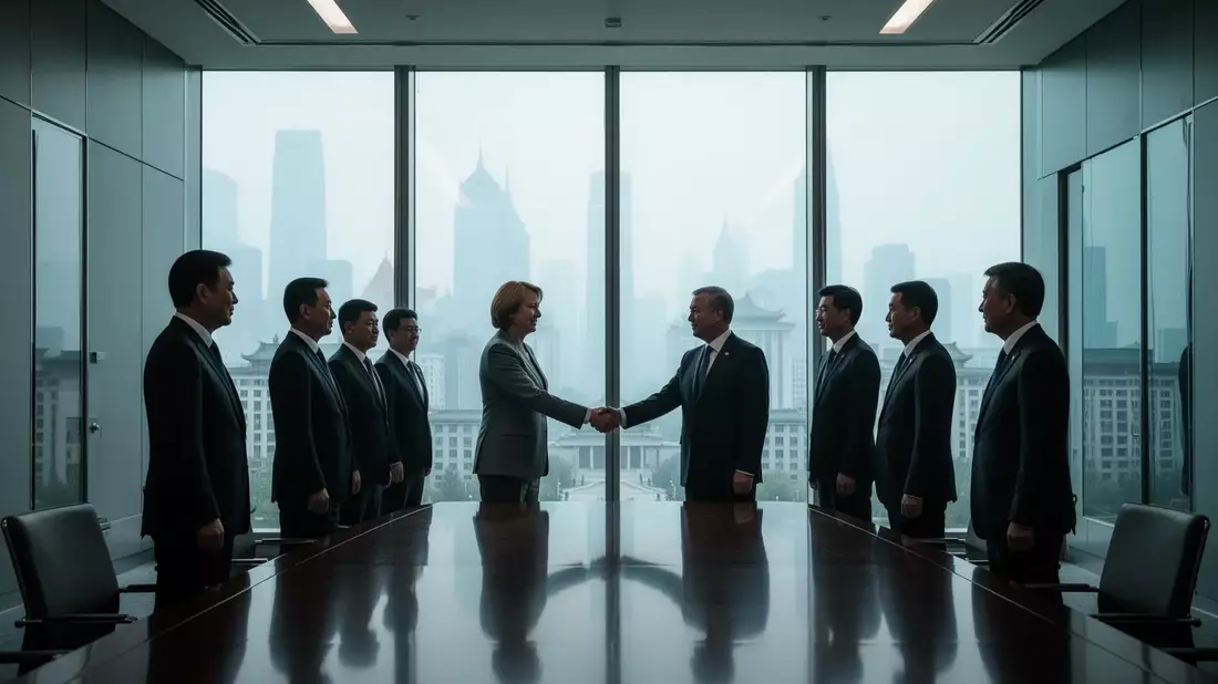 Handelskrise mit China: Deutsche Exporte fallen um 9,7 Prozent - Bild: über boerse-global.de