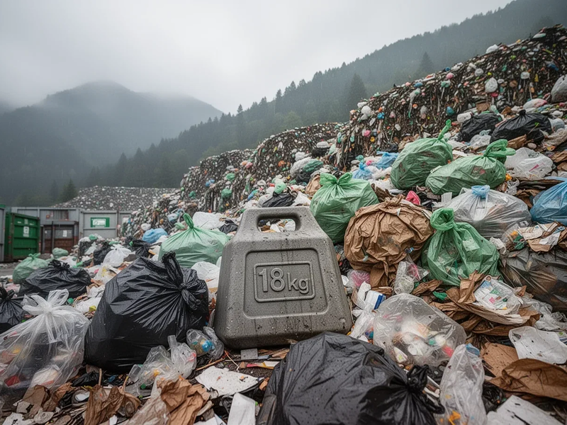 Abfallkrise: Bayerns Müllmenge springt um 18 Kilo pro Kopf - Foto: über boerse-global.de