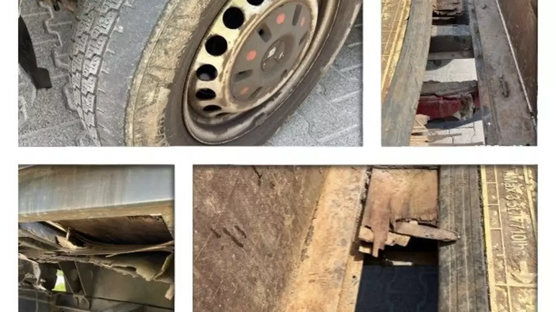 POL-SU: Lkw mit gravierenden Mängeln stillgelegt - Bild: presseportal.de