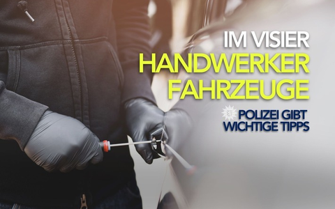 POL-DA: Landkreis Darmstadt-Dieburg: Handwerker-Fahrzeuge im Visier Krimineller / Polizei sensibilisiert und gibt Präventionshinweise - Foto: presseportal.de