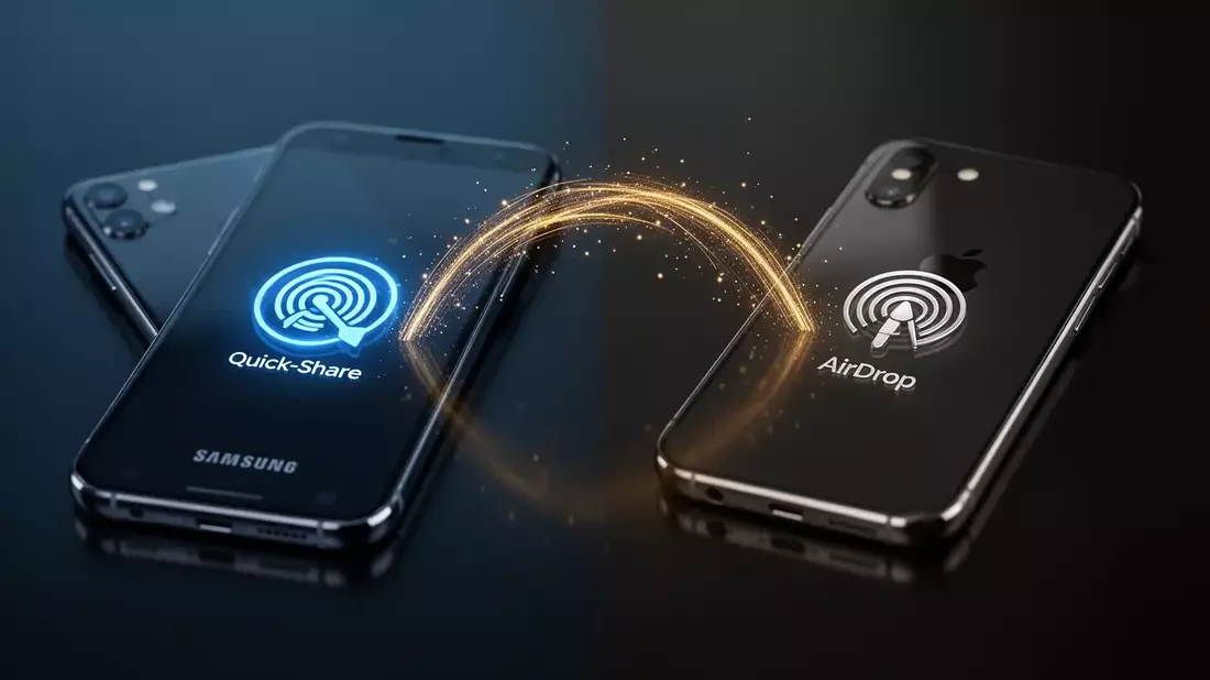 One UI 8.5: Quick-Share wird erstmals mit Apples AirDrop kompatibel - Bild: über boerse-global.de