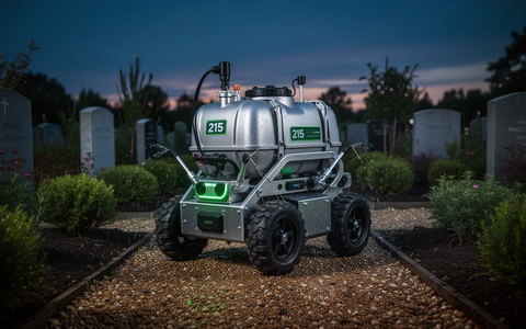 Gießbert in Fulda: Autonomer Roboter bewässert nachts und spart 20% - Foto: über boerse-global.de