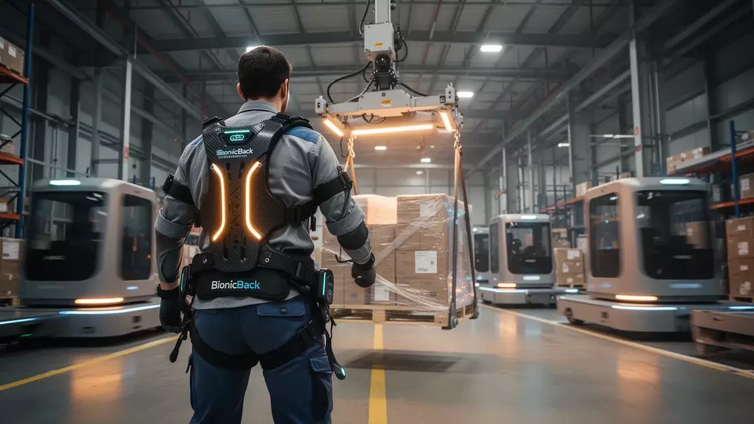 Exoskelette am Arbeitsplatz: 30% weniger Rückenbelastung - Bild: über boerse-global.de