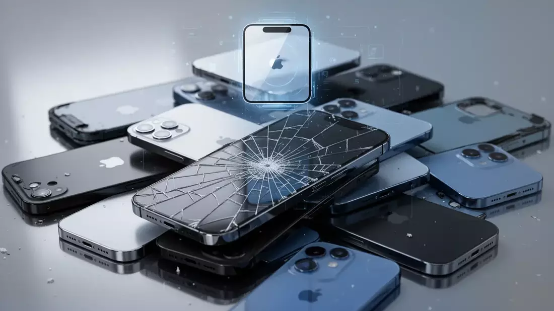 iPhone-Reparatur: Originalteile kosten 339–489 Euro, Billig-Displays drohen Funktionsverlust - Bild: über boerse-global.de