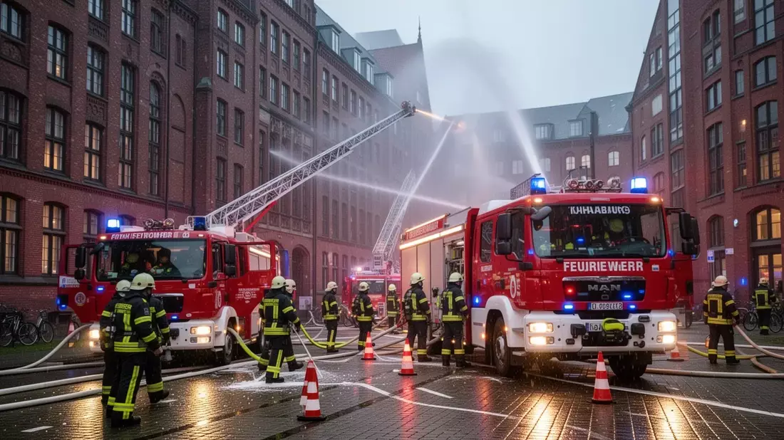 Süßstoff-Alarm: 60 Feuerwehrleute rücken zur Uni Hamburg an - Bild: über boerse-global.de