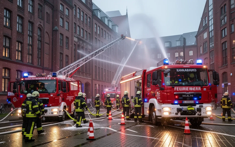 Süßstoff-Alarm: 60 Feuerwehrleute rücken zur Uni Hamburg an - Foto: über boerse-global.de