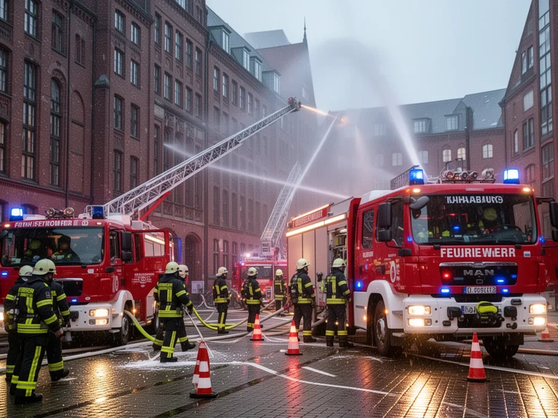 Süßstoff-Alarm: 60 Feuerwehrleute rücken zur Uni Hamburg an - Foto: über boerse-global.de