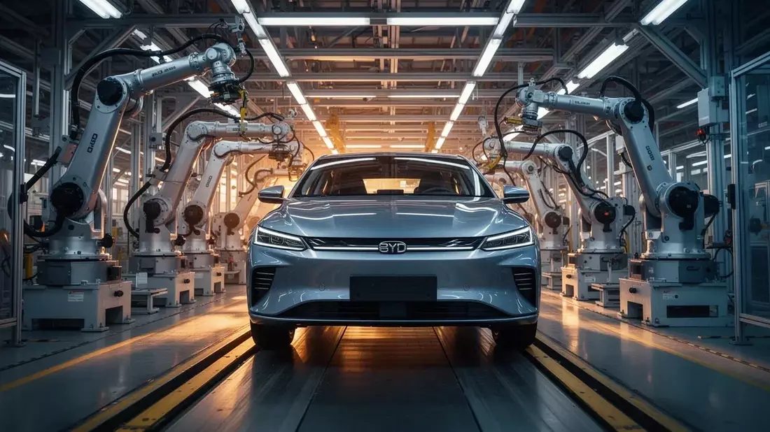 BYD’s Profit Collapses 55% as Domestic Sales Slide Eighth Consecutive Month; Robots and Exports Offer New Path - Bild: über boerse-global.de