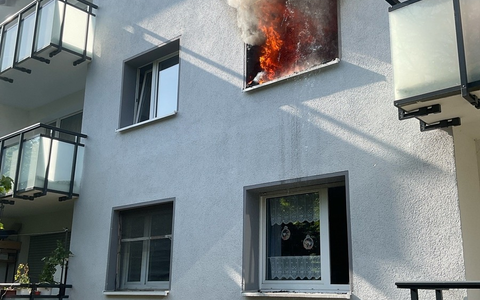 FW-MH: Zimmerbrand mit Person - Foto: presseportal.de