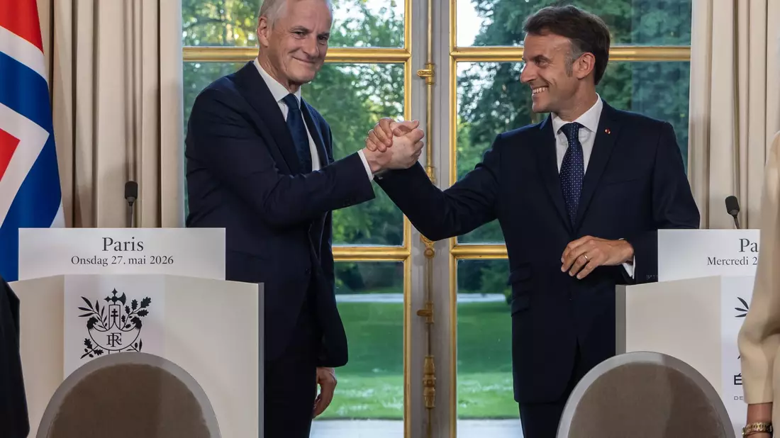 Norwegen rückt unter Frankreichs nuklearen Schutzschirm. - Bild: Christophe Petit Tesson/Pool EPA/AP/dpa