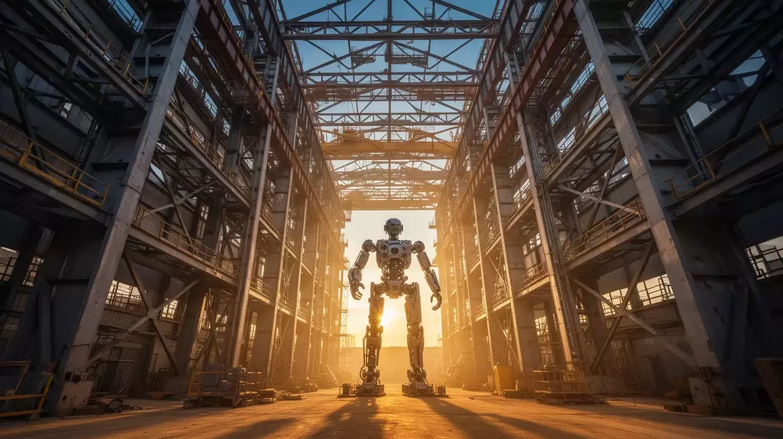 Tesla Optimus: Zehn Millionen Roboter pro Jahr ab Sommer 2027 Illustration mit AI erstellt übermittelt durch boerse-global.de