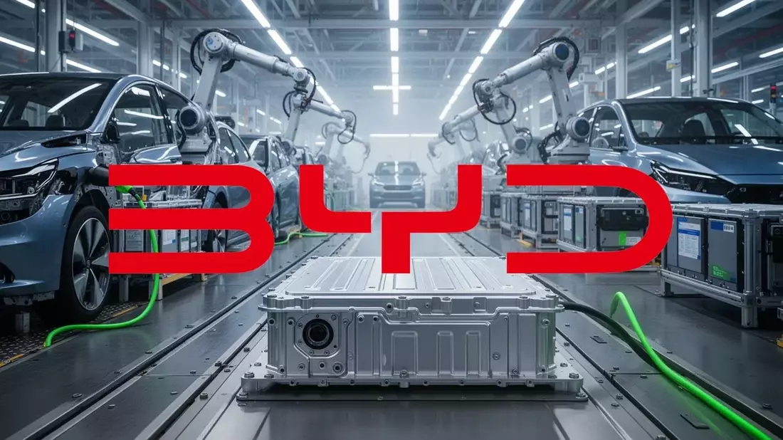 BYD's Flash-Charge Atto 3 Hits China as Battery Crunch Leaves 140,000 Orders Unfulfilled and Profits Halve Illustration mit AI erstellt übermittelt durch boerse-global.de