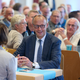 Ein Wohlfühltermin für Friedrich Merz: Eine CDU-Festveranstaltung in seiner Heimat Arnsberg. - Foto: Bernd Thissen/dpa