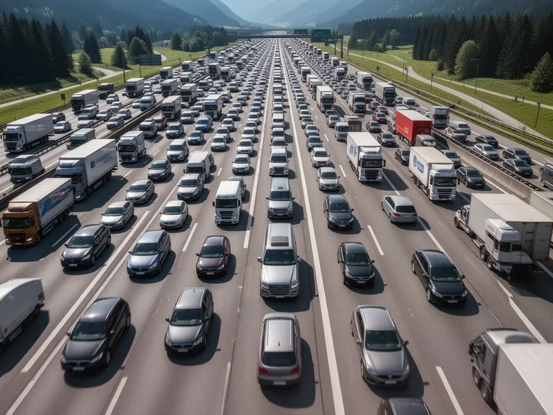 Brennerautobahn: 56.000 Fahrzeuge blockiert am 30. Mai - Foto: über boerse-global.de