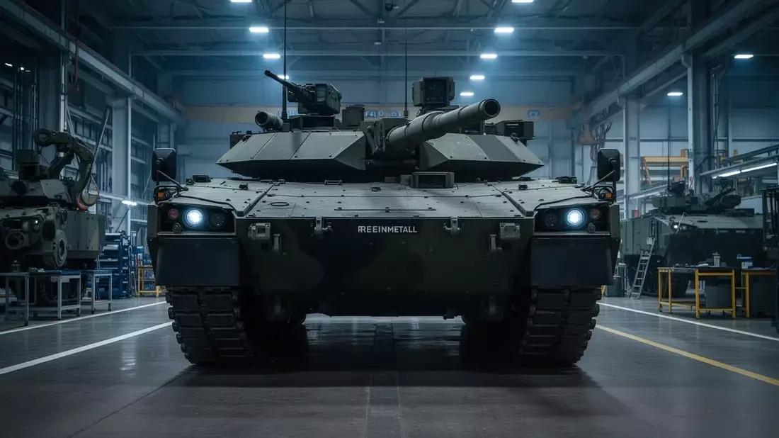 Rheinmetall’s Bond Issuance Attracts Overwhelming Demand as Stock Remains Under Pressure Illustration mit AI erstellt übermittelt durch boerse-global.de