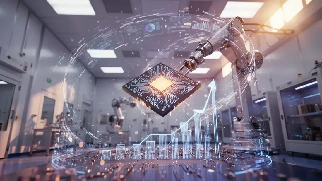 Micron's Capacity Crunch: A $1 Trillion Memory Giant That Can't Make Enough Chips Illustration mit AI erstellt übermittelt durch boerse-global.de