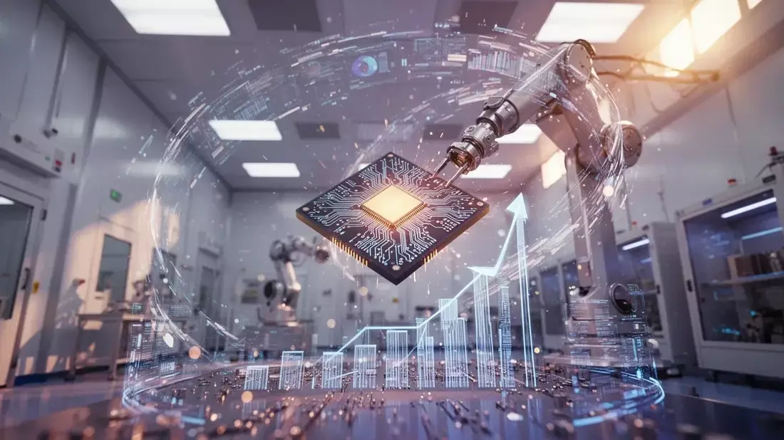 Micron: el 24 de junio, la prueba de fuego de un fabricante de memorias que ya vale un billón de dólares Illustration mit AI erstellt übermittelt durch boerse-global.de