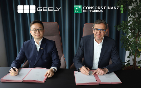 Consors Finanz wird Finanzierungspartner von Geely Auto in Deutschland - Foto: presseportal.de