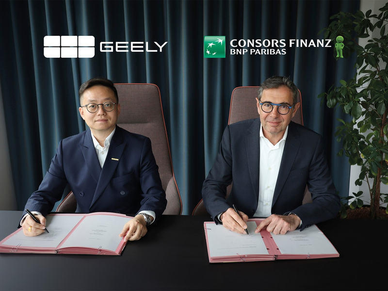 Consors Finanz wird Finanzierungspartner von Geely Auto in Deutschland - Foto: presseportal.de